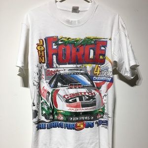 Vintage John Force Nascar Tshirt!!